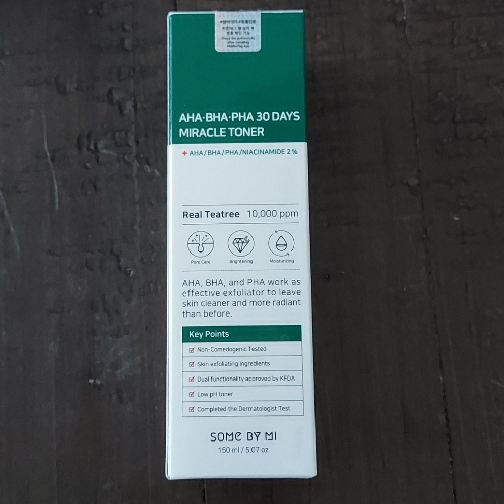 AHA/BHA/PHA 30 day miracle toner